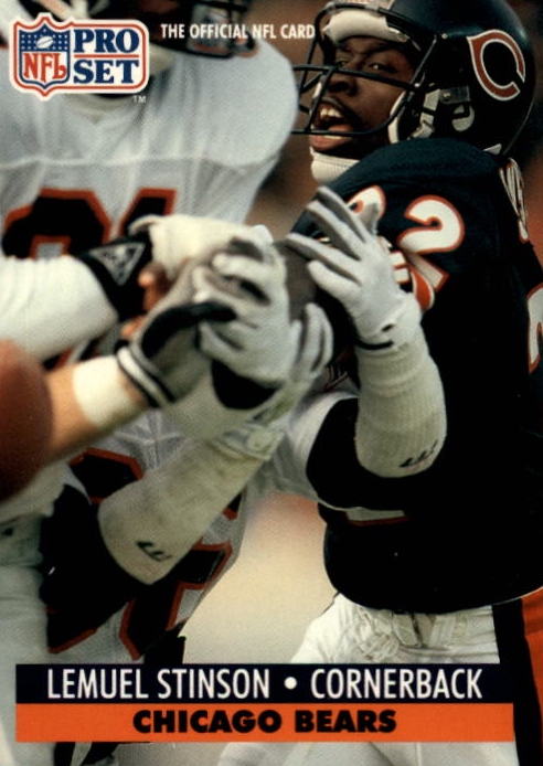 NFL 1991 ProSet - No 106 - Lemuel Stinson