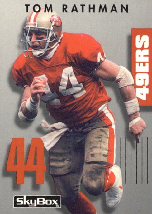 NFL 1992 SkyBox Prime Time - No 106 - Tom Rathman