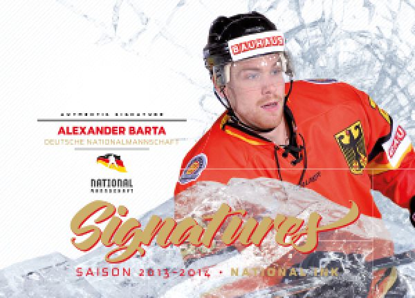 DEL 2013-14 CityPress National Ink Signatures - No NS03 - Alexander Barta