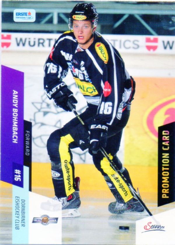 EBEL 2014-15 Erste Bank Liga Promotionalkarte - No 185 - Bohmbach