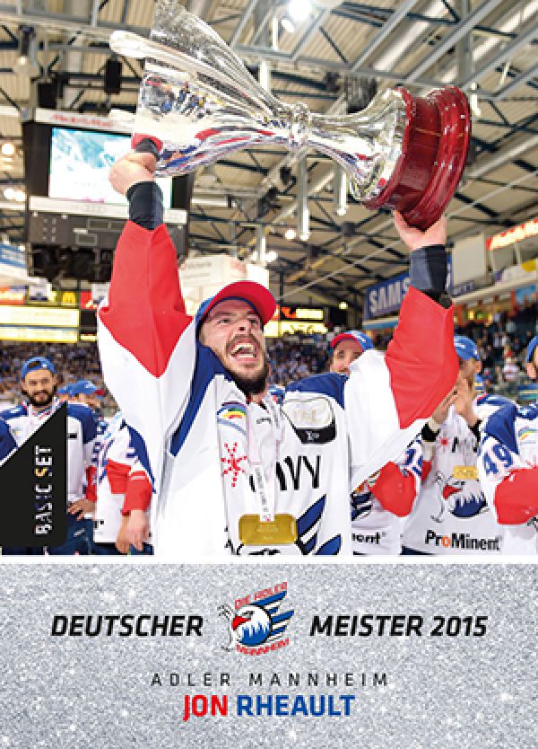 DEL 2015-16 Citypress Basic Meisterset - No 292 - Jon Rheault