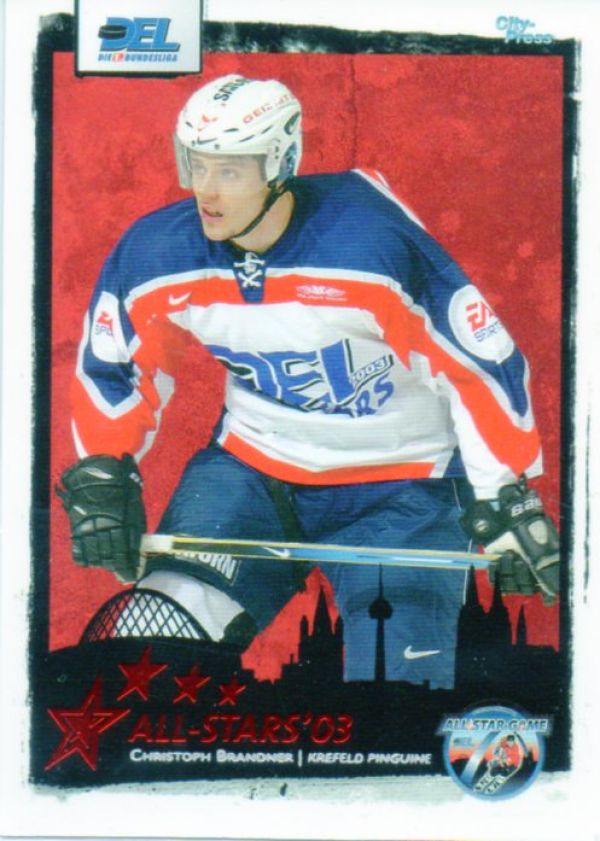 DEL 2003 / 04 CityPress DEL All-Stars - No AS07 - Christoph Brandner