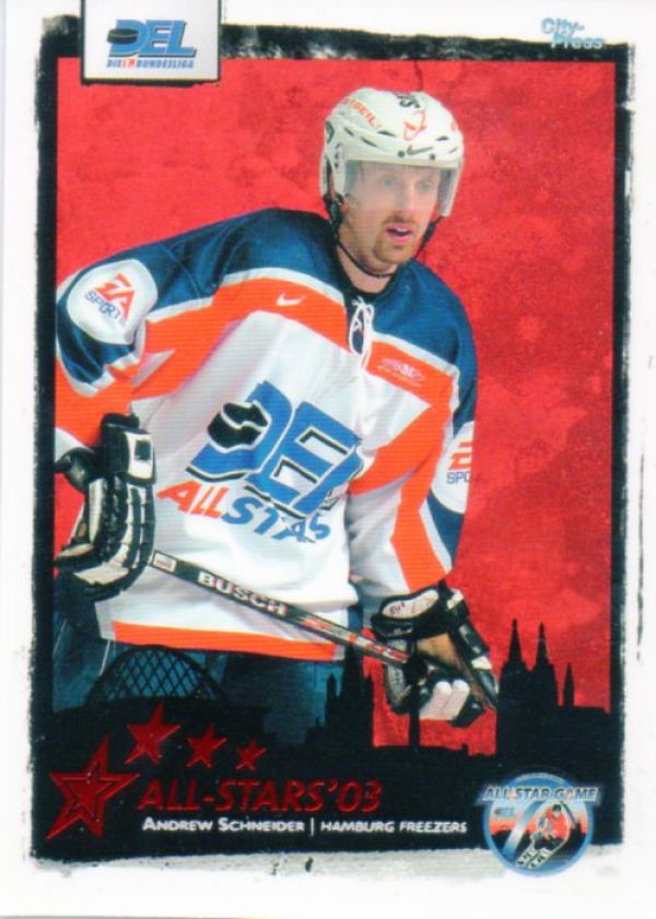 DEL 2003/04 CityPress DEL All-Stars - No AS17 - Andrew Schneider