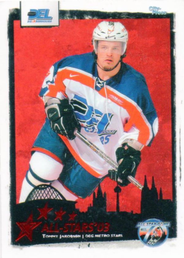 DEL 2003 / 04 CityPress DEL All-Stars - No AS18 - Tommy Jacobsen