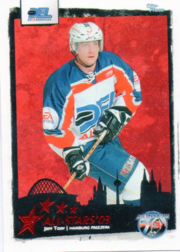 DEL 2003/04 CityPress DEL All-Stars - No AS22 - Jeff Tory