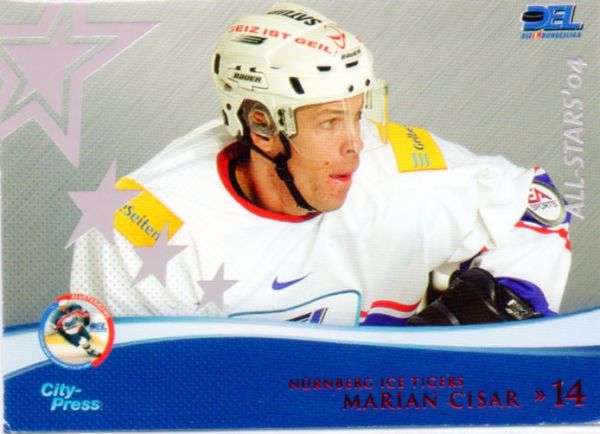 DEL 2004 / 05 CityPress DEL All-Stars - No AS10 - Marian Cisar