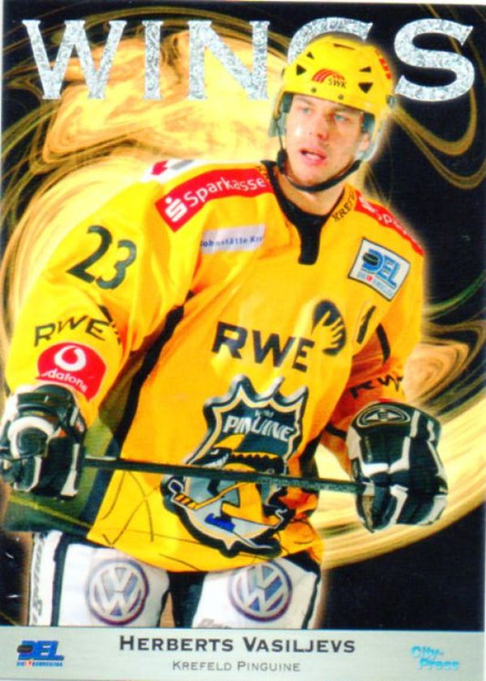 DEL 2006/07 CityPress Wings - No W009 - Herberts Vasiljevs