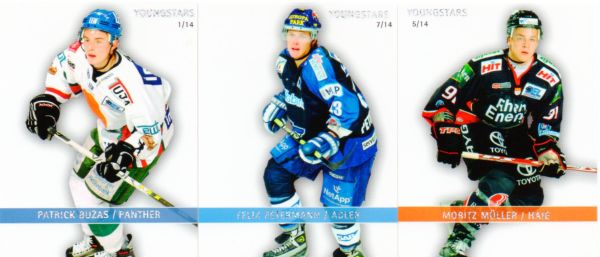 DEL 2006 / 07 CityPress Youngstars - No 01/14 to 14/14 - complete set