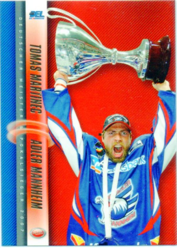 DEL 2007 / 08 CityPress Adler Mannheim Master Set - No DC09 - Tomas Martinec