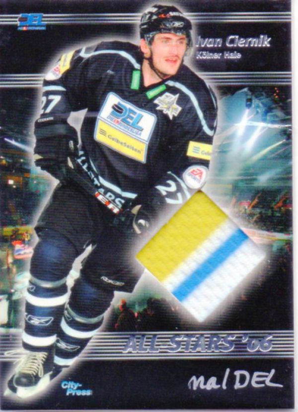 DEL 2007 / 08 CityPress DEL Allstars 2006 Jerseys - No AS003 - Ivan Ciernik