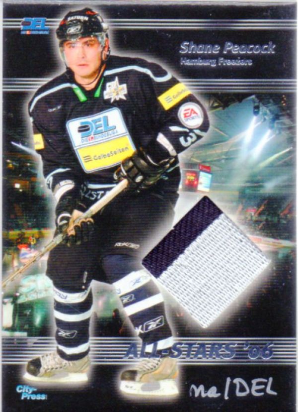 DEL 2007 / 08 CityPress DEL Allstars 2006 Jerseys - No AS014 - Shane Peacock