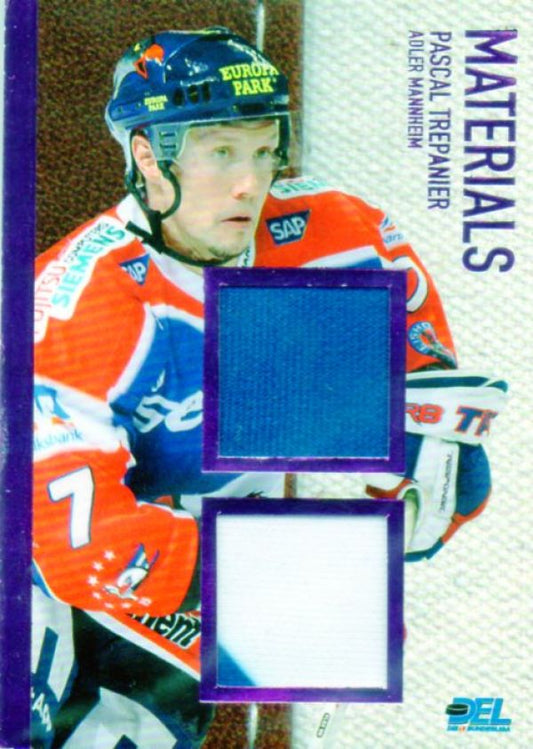 DEL 2008/09 CityPress Jersey Card Materials - No MA14 - Pascal Trepanier