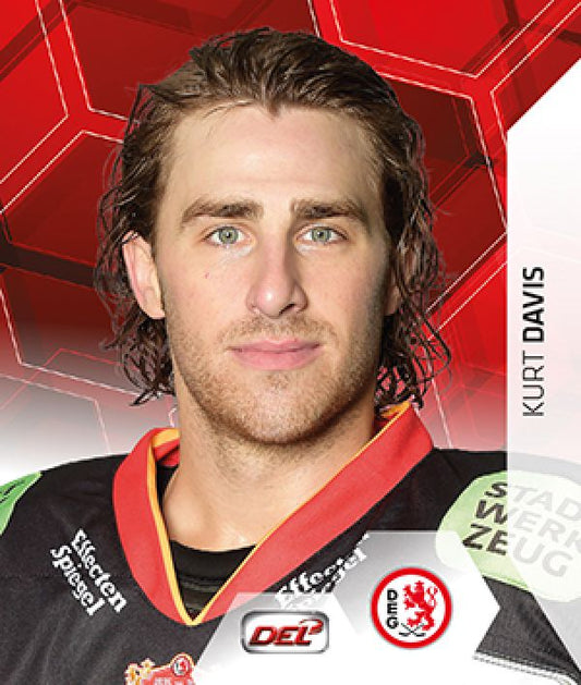 DEL 2015-16 Citypress Sticker - No 063 - Kurt Davis