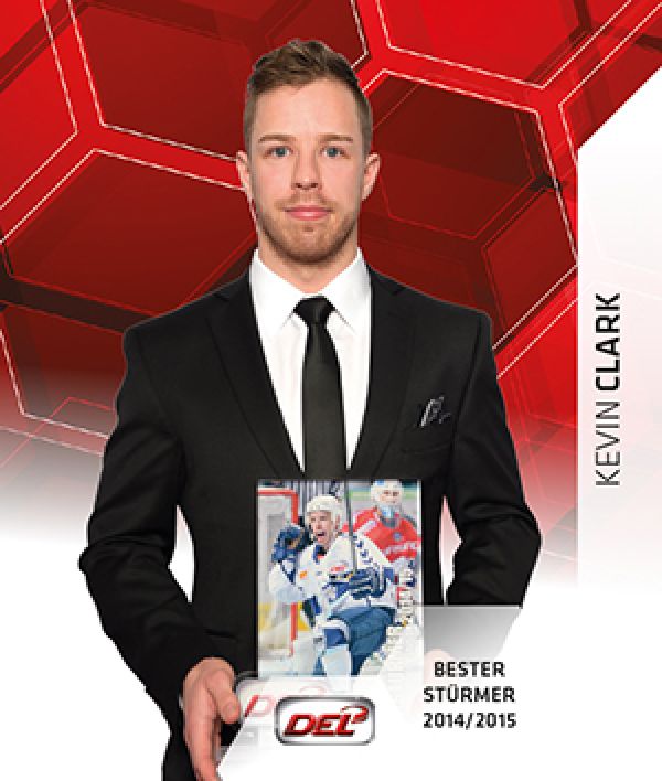 DEL 2015-16 Citypress Sticker - No 385 - Kevin Clark