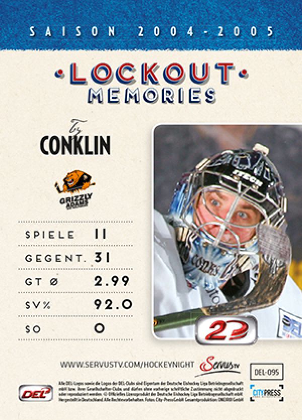 DEL 2013-14 CityPress - No 095 - Ty Conklin