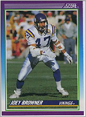 NFL 1990 Score - No 147A - Joey Browner