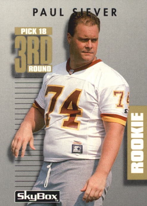 NFL 1992 SkyBox Prime Time - No 108 - Paul Siever