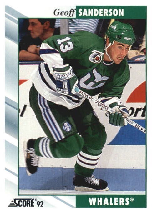 NHL 1992 / 93 Score - No 108 - Geoff Sanderson