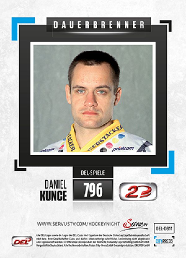 DEL 2013-14 CityPress Dauerbrenner - No DB11 - Daniel Kunce