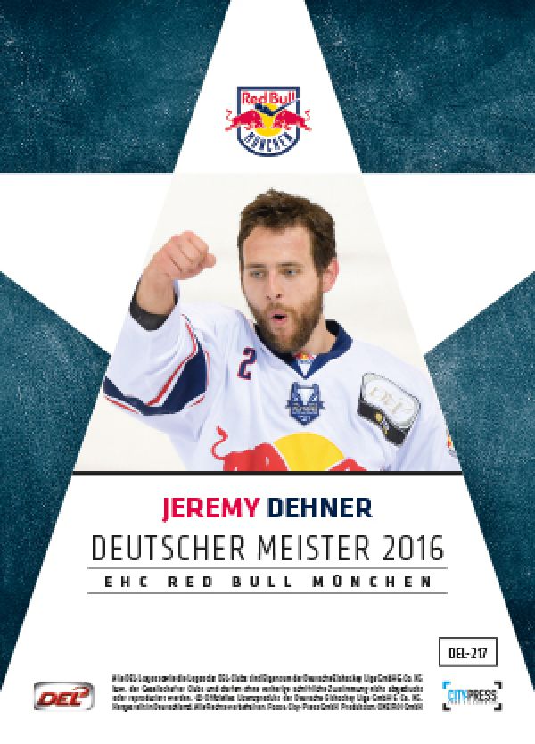 DEL 2016-17 CityPress Premium - No 217 - Jeremy Dehner