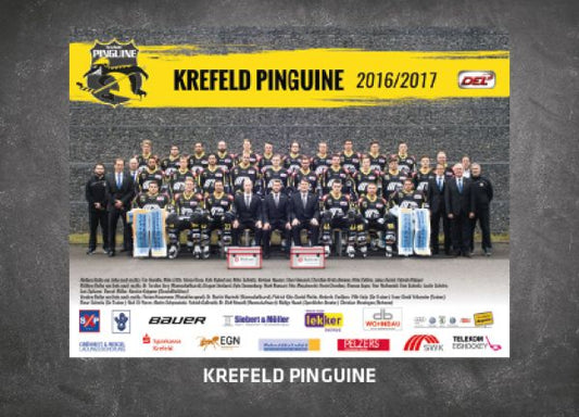 DEL 2016-17 CityPress Premium - No 551 - Team Krefeld Pinguine