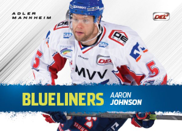 DEL 2016-17 CityPress Premium Blueliners - No BL08 - Aaron Johnson