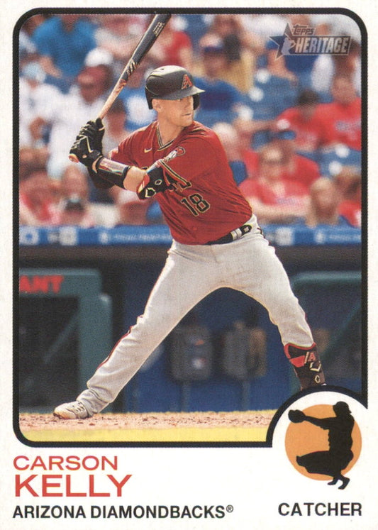 MLB 2022 Topps Heritage - No 109 - Carson Kelly