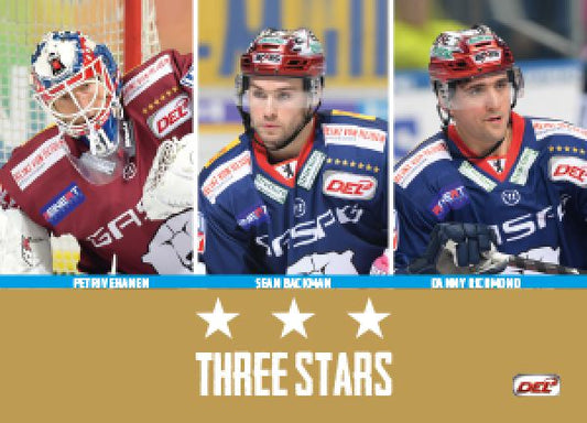 DEL 2017-18 CityPress - No 287 - Petri Vehanen / Sean Backman / Danny Richmond