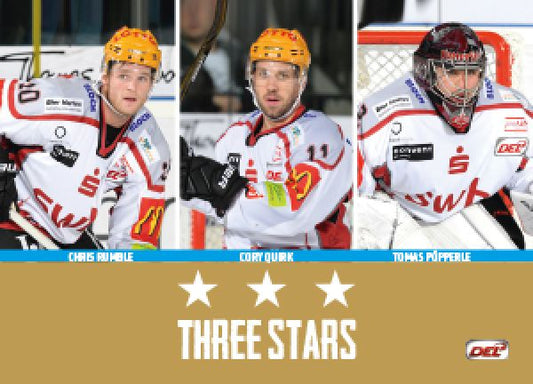 DEL 2017-18 CityPress - No 288 - Chris Rumble / Cory Quirk / Tomas Pöpperle