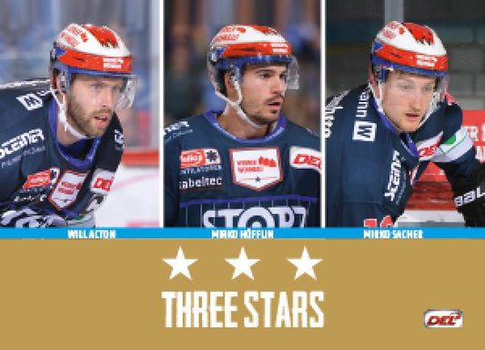 DEL 2017-18 CityPress - No 297 - Will Acton / Mirko Höfflin / Mirko Sacher