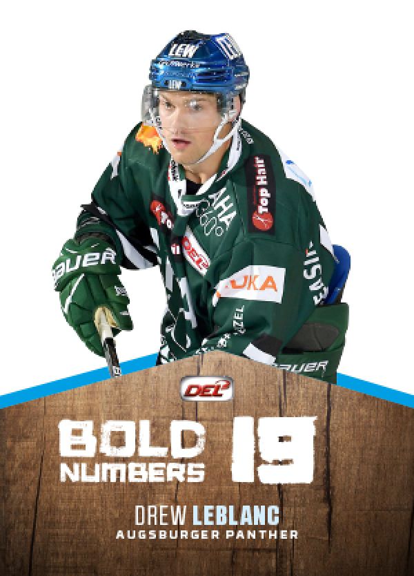 DEL 2017-18 CityPress Bold Numbers - No BN01 - Drew Leblanc