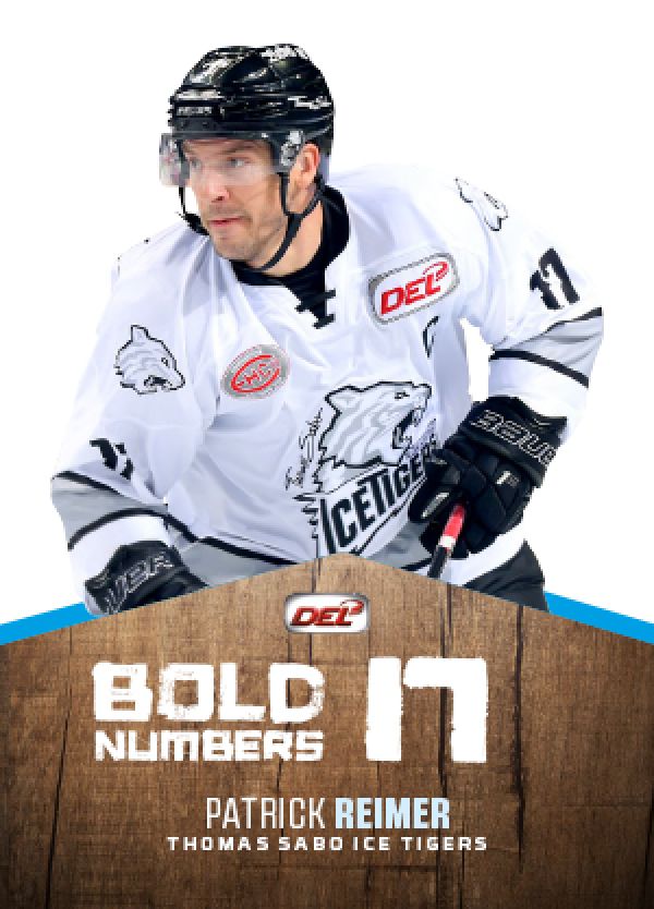 DEL 2017-18 CityPress Bold Numbers - No BN11 - Patrick Reimer