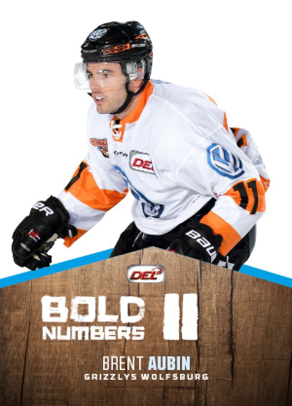 DEL 2017-18 CityPress Bold Numbers - No BN14 - Brent Aubin