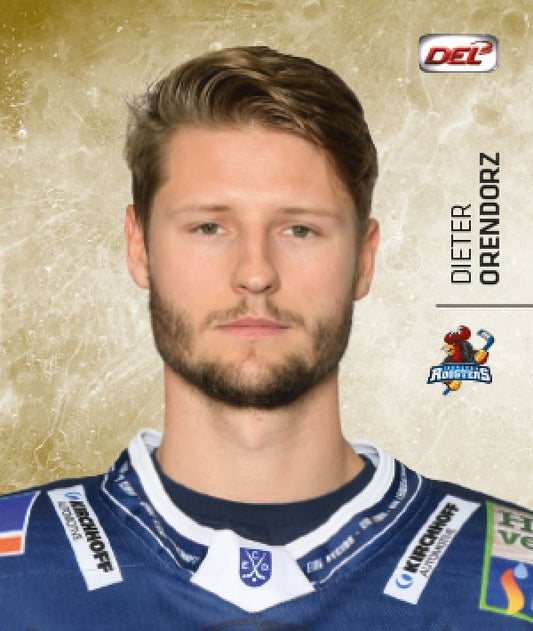 DEL 2017-18 CityPress Sticker - No 154 - Dieter Orendorz