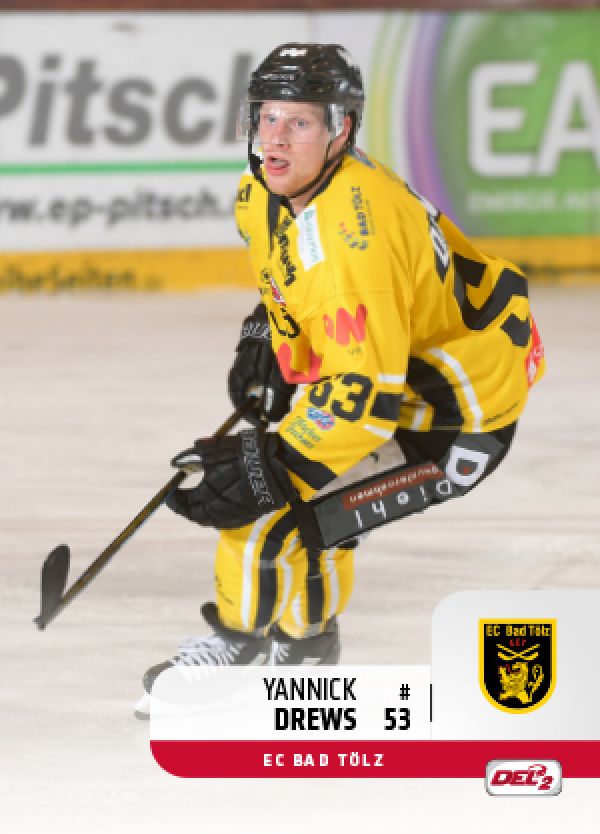 DEL 2018-19 CityPress DEL2 - No 286 - Yannick Drews