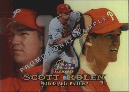 MLB 1999 Flair Showcase - No 17 - complete Row 1, 2, 3 - Scott Rolen