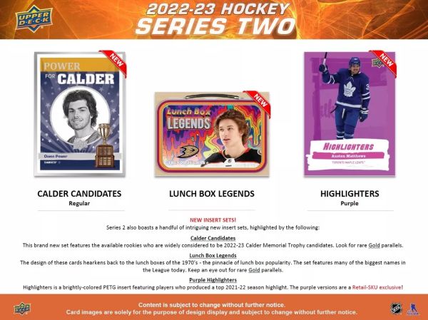 NHL 2022-23 Upper Deck Series 2 Fat Pack Retail