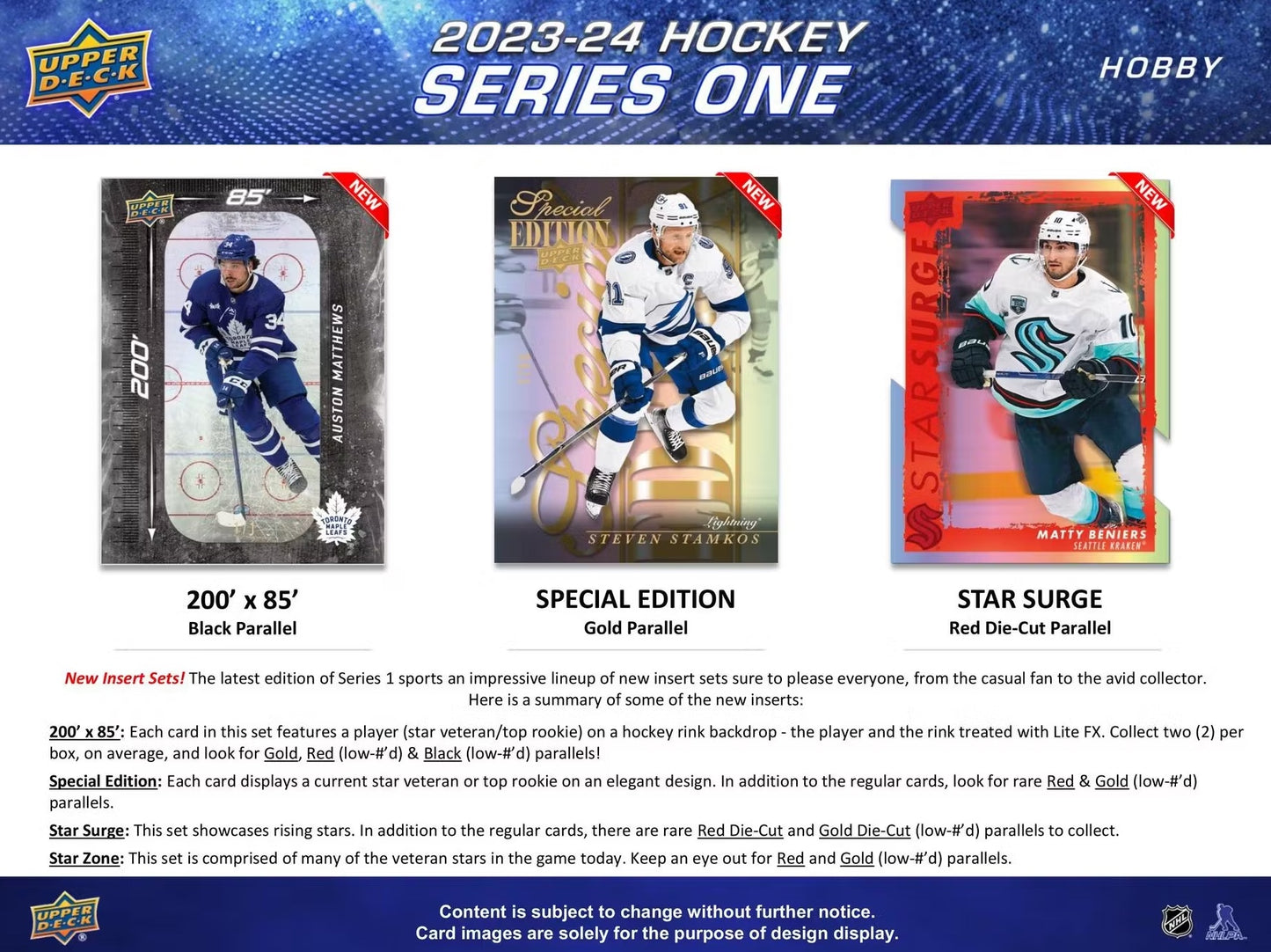 NHL 2023-24 Upper Deck Serie 1 - Box