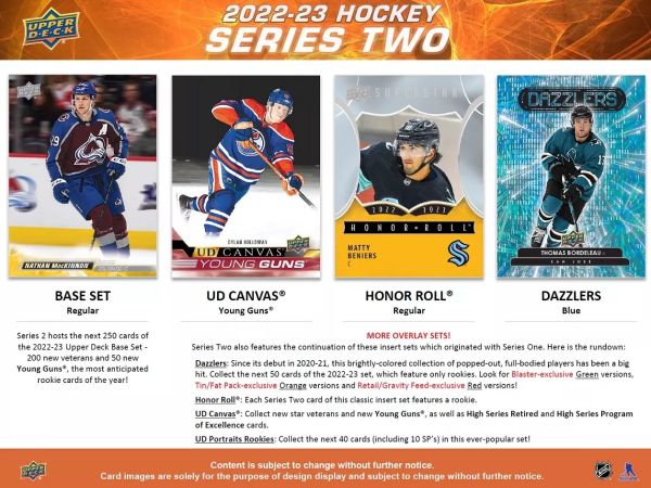 NHL 2022-23 Upper Deck Series 2 Fat Pack Retail