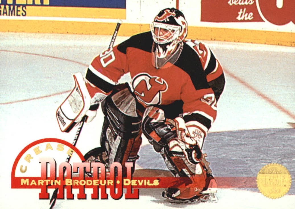 NHL 1994-95 Leaf Crease Patrol - No 1 - 10 - kompletter Satz