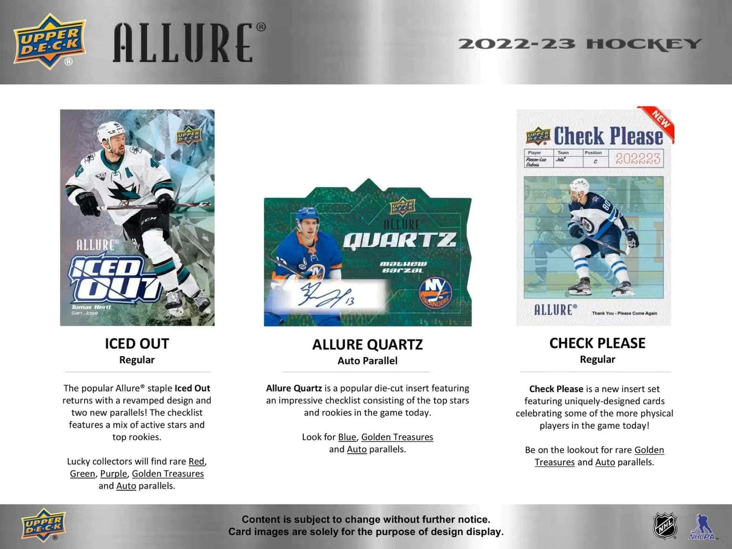 NHL 2022-23 Allure Hobby - Blaster Box