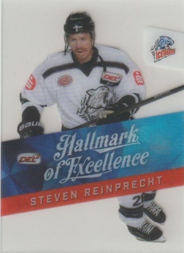 DEL 2014-15 CityPress Premium Hallmark of Excellence - No HM07 - Steven Reinprecht