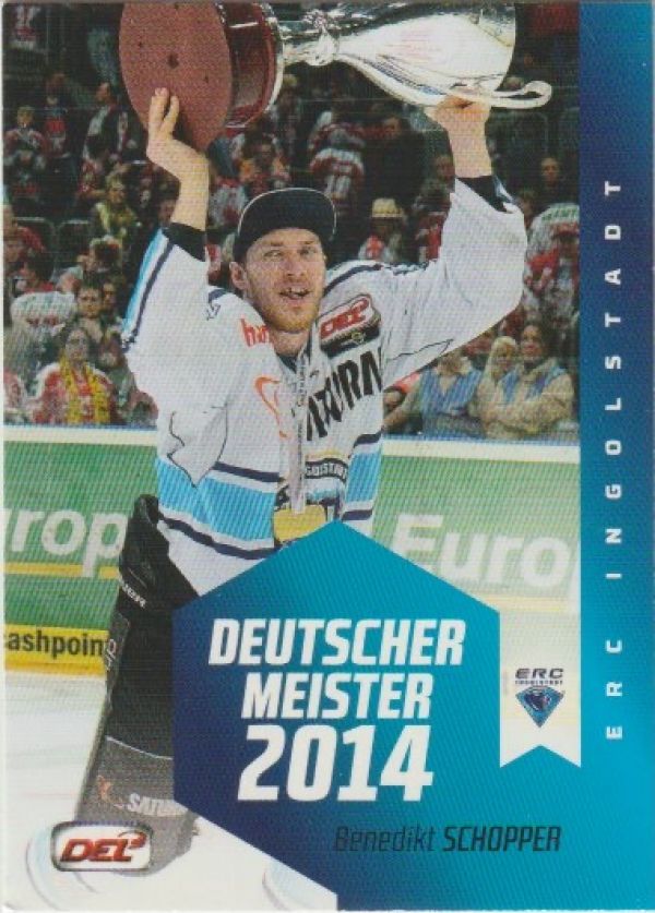 DEL 2014-15 CityPress Master Set - No DEL-MS09 - Benedikt Schopper