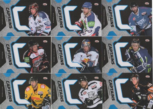 DEL 2014-15 CityPress Premium Captains - No CA01 - CA14 - complete set