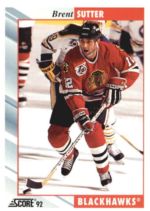 NHL 1992 / 93 Score - No 112 - Brent Sutter