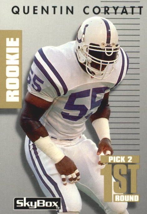 NFL 1992 SkyBox Prime Time - No 114 - Quentin Coryatt