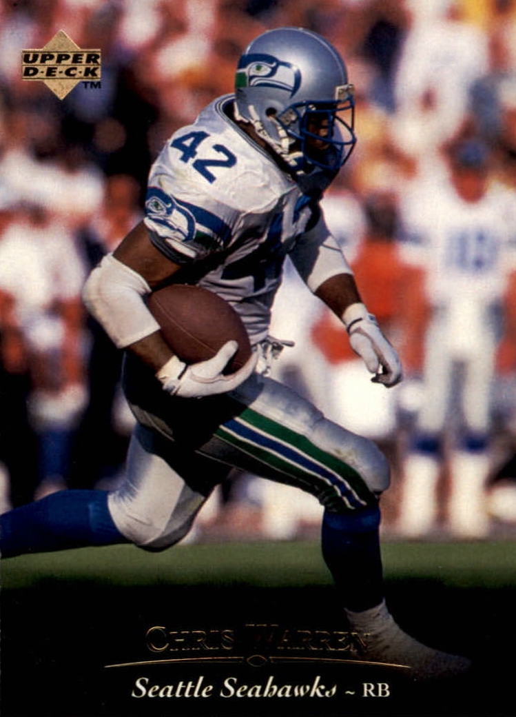 NFL 1995 Upper Deck - No 114 - Chris Warren