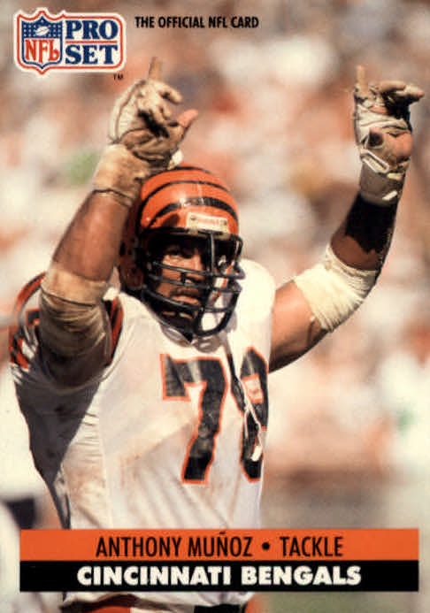 NFL 1991 ProSet - No 116 - Anthony Munoz