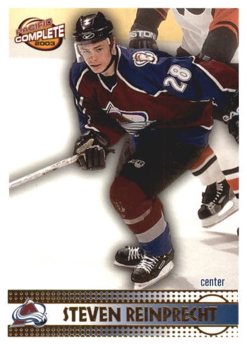 NHL 2002-03 Pacific Complete - No 116 - Steven Reinprecht