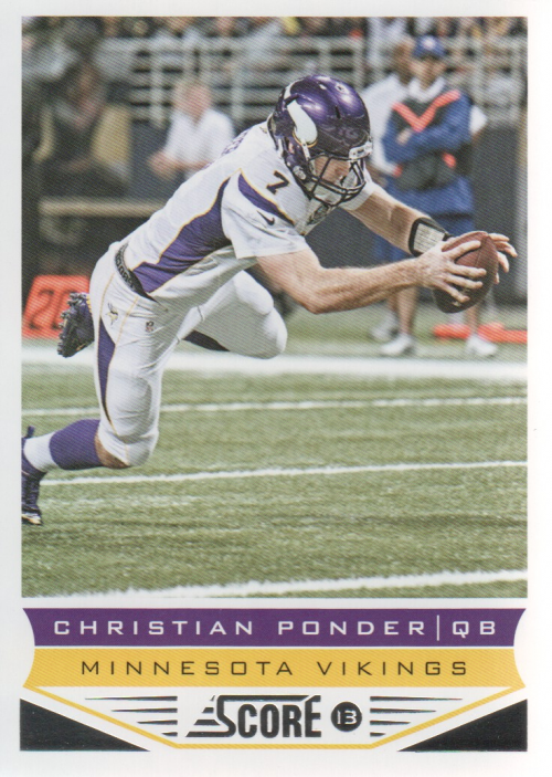 NFL 2013 Score - No 117 - Christian Ponder